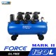 ปั๊มลมไร้น้ำมัน PUMA FORCE-120 MARK II 1450W.x3 ถัง 120 ลิตร ปั๊มลมไร้น้ำมัน PUMA FORCE-120 MARK II 1450W.x3 ถัง 120 ลิตร