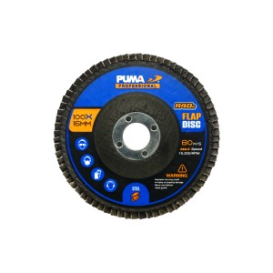 จานทรายเรียงซ้อนหลังแข็ง PUMA 100mm 24*17 40# PFD-440 จานทรายเรียงซ้อนหลังแข็ง PUMA 100mm 24*17 40# PFD-440