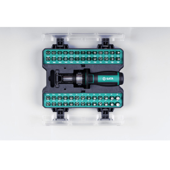ชุดด้ามขันฟรี 53 ชิ้น SATA 05491 ชุดด้ามขันฟรี 53 ชิ้น SATA 05491