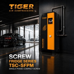 ปั๊มลมสกรู TIGER 10 HP 220V รุ่น TSC-SF10PM (SCREW FRIDGE Series) ปั๊มลมสกรู TIGER 10 HP 220V รุ่น TSC-SF10PM (SCREW FRIDGE Series)