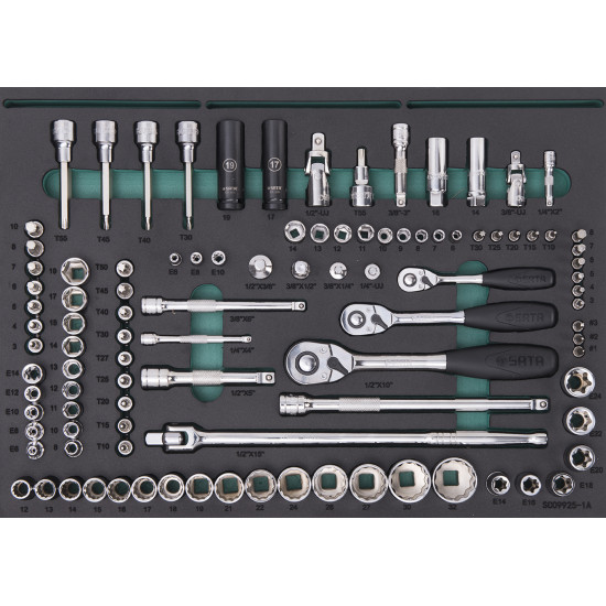 ตู้เครื่องมือช่าง 5 ชั้น พร้อมเครื่องมือ 210 ชิ้น SATA SC09925 ตู้เครื่องมือช่าง 5 ชั้น พร้อมเครื่องมือ 210 ชิ้น SATA SC09925