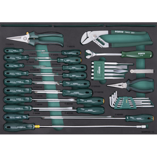 ตู้เครื่องมือช่าง 5 ชั้น พร้อมเครื่องมือ 210 ชิ้น SATA SC09925 ตู้เครื่องมือช่าง 5 ชั้น พร้อมเครื่องมือ 210 ชิ้น SATA SC09925