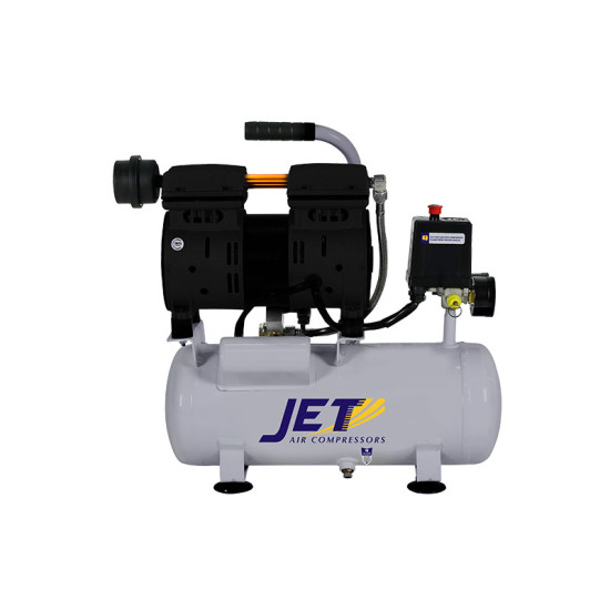 ปั๊มลม Oil free JETT JOS-09 3/4HP ถัง 9 ลิตร ปั๊มลม Oil free JETT JOS-09 3/4HP ถัง 9 ลิตร