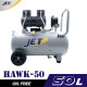 ปั๊มลมไร้น้ำมัน JETT HAWK-50 1450W. ถัง 50 ลิตร