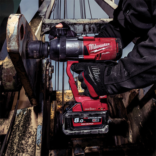 บล็อกกระแทกไร้สาย 1" MILWAUKEE 18V M18 ONEFHIWF1-0X0 (ตัว) บล็อกกระแทกไร้สาย 1" MILWAUKEE 18V M18 ONEFHIWF1-0X0 (ตัว)