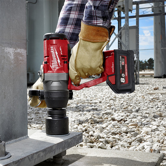 บล็อกกระแทกไร้สาย 1" MILWAUKEE 18V M18 ONEFHIWF1-0X0 (ตัว) บล็อกกระแทกไร้สาย 1" MILWAUKEE 18V M18 ONEFHIWF1-0X0 (ตัว)