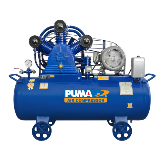 ปั๊มลมสายพาน PUMA PP315A-PPM380V 15HP 380V. ถัง 315 ลิตร