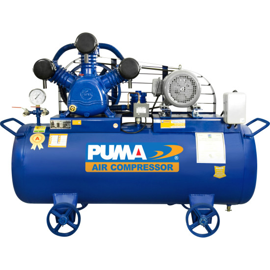 ปั๊มลมสายพาน PUMA PP35-HI220V 5HP 220V. ถัง 260 ลิตร