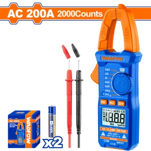 แคลมป์มิเตอร์ AC 200A WADFOW WDM6501
