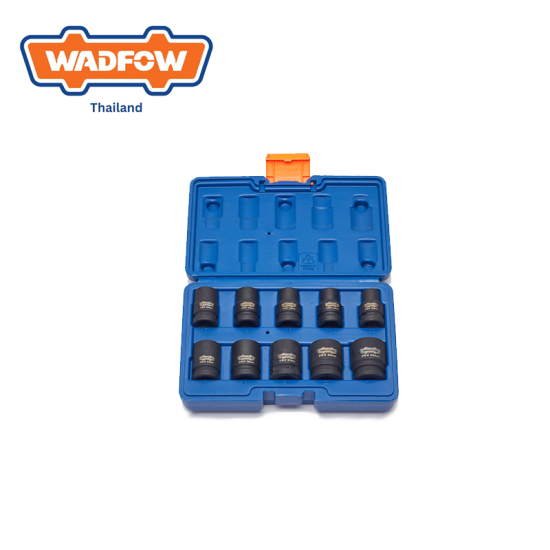 ชุดลูกบล็อกลม 10 ชิ้น 1/2″ CR-V WADFOW  WMS1D01