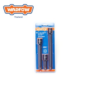 ชุดข้อต่อบล็อกลม 3 ชิ้น 1/2″ CR-V WADFOW WMS7403
