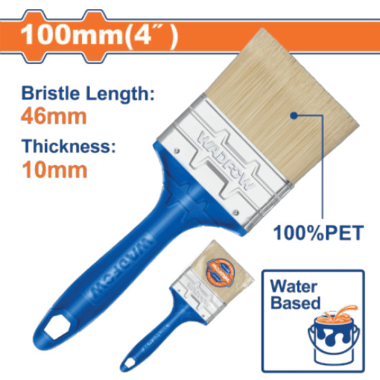 แปรงทาสี สำหรับสีน้ำ WADFOW 4" WPB4904