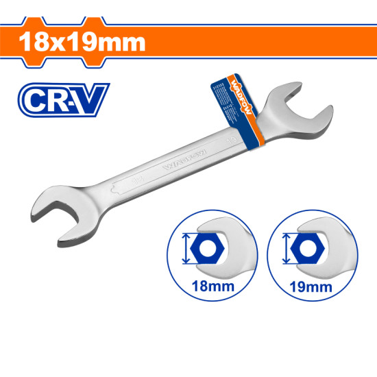ประแจปากตายคู่ WADFOW ขนาด 18x19 WSA2307 ประแจปากตายคู่ WADFOW ขนาด 18x19 WSA2307