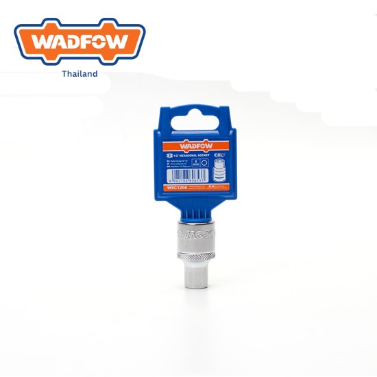 ลูกบล็อก 1/2″ 8mm CR-V WADFOW WSC1208 ลูกบล็อก 1/2″ 8mm CR-V WADFOW WSC1208