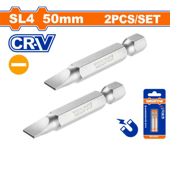ดอกไขควงแบน WADFOW SL4x50mm CR-V WSV2K21