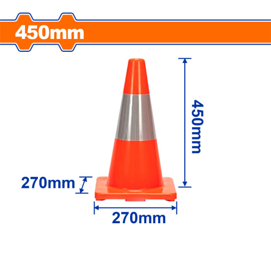 กรวยจราจร WADFOW 45cm WYJ1A45 กรวยจราจร WADFOW 45cm WYJ1A45