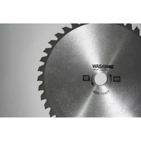 ใบมีดตัดหญ้า WASABI 10" WAB-1040T 40 ฟัน