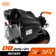 ปั๊มลมโรตารี่ BLACK&DECKER BD205/24 2HP ถัง 24 ลิตร