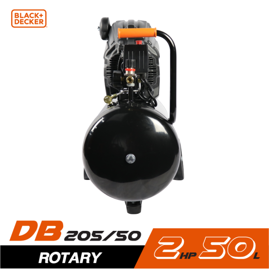 ปั๊มลมโรตารี่ BLACK&DECKER BD205/50 2HP ถัง 50 ลิตร