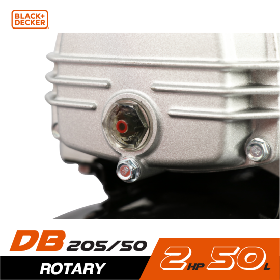 ปั๊มลมโรตารี่ BLACK&DECKER BD205/50 2HP ถัง 50 ลิตร ปั๊มลมโรตารี่ BLACK&DECKER BD205/50 2HP ถัง 50 ลิตร