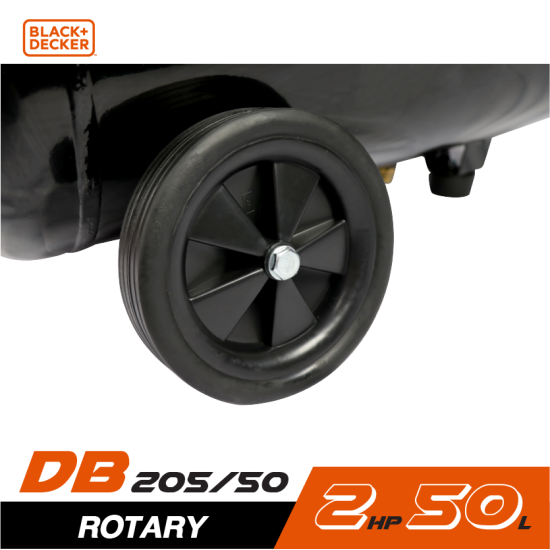 ปั๊มลมโรตารี่ BLACK&DECKER BD205/50 2HP ถัง 50 ลิตร ปั๊มลมโรตารี่ BLACK&DECKER BD205/50 2HP ถัง 50 ลิตร