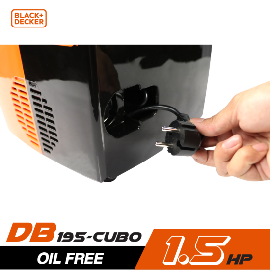 ปั๊มลม Oil free BLACK&DECKER BD195-CUBO 1.5HP