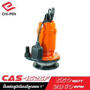 ปั๊มแช่อลูมิเนียมมีลูกลอย 1" CHI PEN CAS-1525F 550W. ปั๊มแช่อลูมิเนียมมีลูกลอย 1" CHI PEN CAS-1525F 550W.