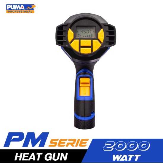 ปืนเป่าลมร้อน PUMA PM-20HGL LCD 2000W. ปืนเป่าลมร้อน PUMA PM-20HGL LCD 2000W.