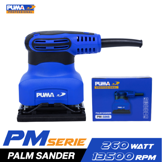 เครื่องขัดกระดาษทราย PUMA PM-326S 260W. เครื่องขัดกระดาษทราย PUMA PM-326S 260W.