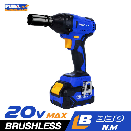บล็อกกระแทกไร้สาย PUMA PM-233BL 20V. บล็อกกระแทกไร้สาย PUMA PM-233BL 20V.