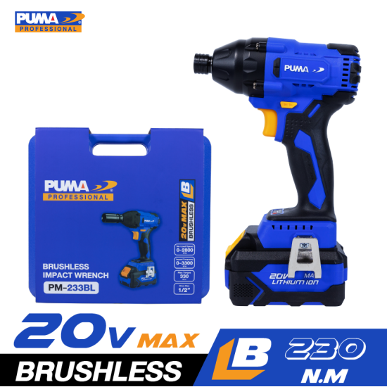 ไขควงกระแทกไร้สาย PUMA PM-223BL 20V. ไขควงกระแทกไร้สาย PUMA PM-223BL 20V.