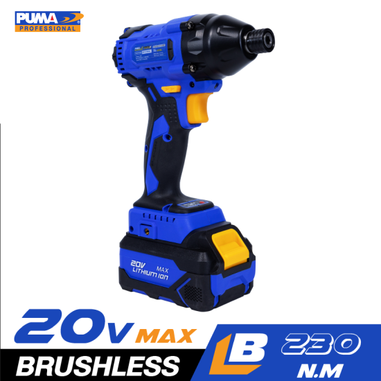 ไขควงกระแทกไร้สาย PUMA PM-223BL 20V. ไขควงกระแทกไร้สาย PUMA PM-223BL 20V.