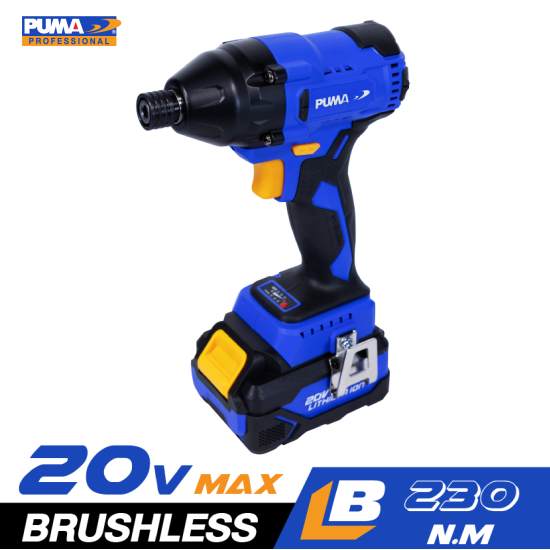 ไขควงกระแทกไร้สาย PUMA PM-223BL 20V. ไขควงกระแทกไร้สาย PUMA PM-223BL 20V.
