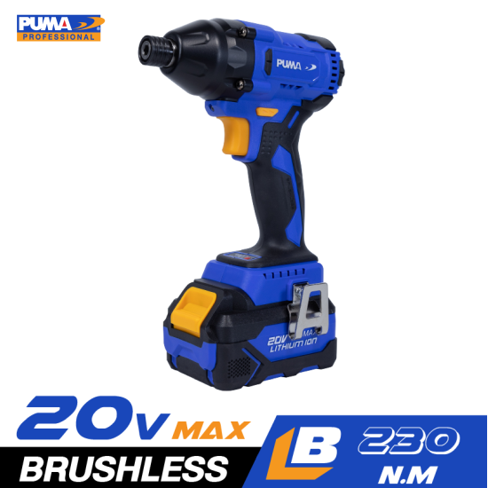 ไขควงกระแทกไร้สาย PUMA PM-223BL 20V. ไขควงกระแทกไร้สาย PUMA PM-223BL 20V.
