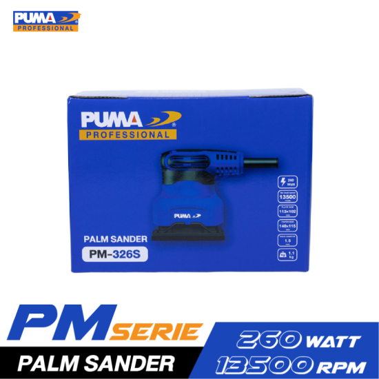 เครื่องขัดกระดาษทราย PUMA PM-326S 260W. เครื่องขัดกระดาษทราย PUMA PM-326S 260W.