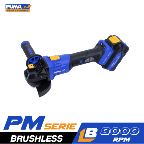 เครื่องเจียรไร้สาย PUMA PM-490BL 20V. 4" เครื่องเจียรไร้สาย PUMA PM-490BL 20V. 4"