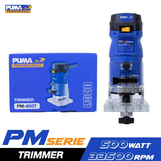 ทริมเมอร์ PUMA PM-650T 500W. 1/4" ทริมเมอร์ PUMA PM-650T 500W. 1/4"