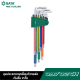 ชุดประแจหกเหลี่ยมหัวทอร์คกันลื่น 9 ชิ้น SATA 09702CH ชุดประแจหกเหลี่ยมหัวทอร์คกันลื่น 9 ชิ้น SATA 09702CH