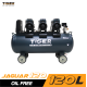 ปั๊มลมไร้น้ำมัน TIGER JAGUAR-120 1390Wx3 220V. ถัง 120 ลิตร