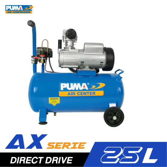 ปั๊มลมระบบขับตรง Puma AX2025 2HP ถัง 25 ลิตร ปั๊มลมระบบขับตรง Puma AX2025 2HP ถัง 25 ลิตร