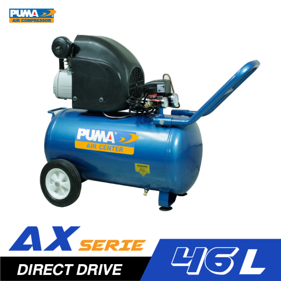 ปั๊มลมระบบขับตรง PUMA AX2550 2.5HP ถัง 46 ลิตร