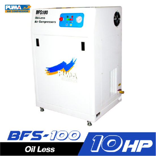 ปั๊มลม PUMA Oil Less ชนิดเก็บเสียง รุ่น BFS-100 10HP ปั๊มลม PUMA Oil Less ชนิดเก็บเสียง รุ่น BFS-100 10HP