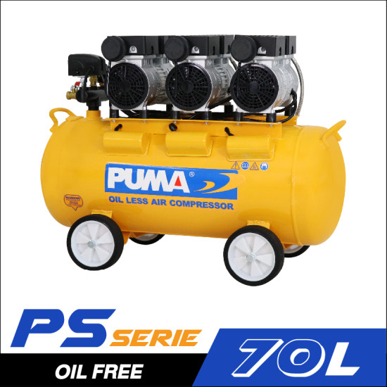 ปั๊มลมไร้น้ำมัน PUMA PS3070 2.2HP ถัง 70 ลิตร