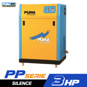 ปั๊มลมลูกสูบสายพานชนิดเสียงเงียบ PUMA PP-3 3 HP
