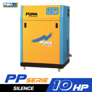 ปั๊มลมลูกสูบสายพานชนิดเสียงเงียบ PUMA PP-10 10 HP