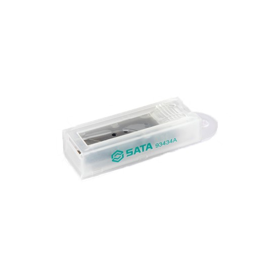 ใบมีดคัตเตอร์ 10ชิ้น SATA 93434A ใบมีดคัตเตอร์ 10ชิ้น SATA 93434A